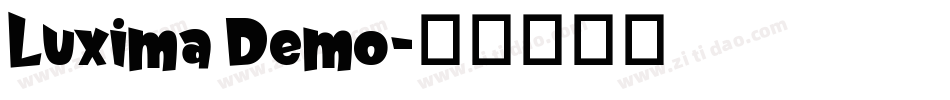 Luxima Demo字体转换